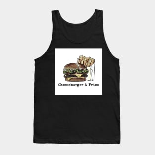 Cheeseburger & Fries Tank Top